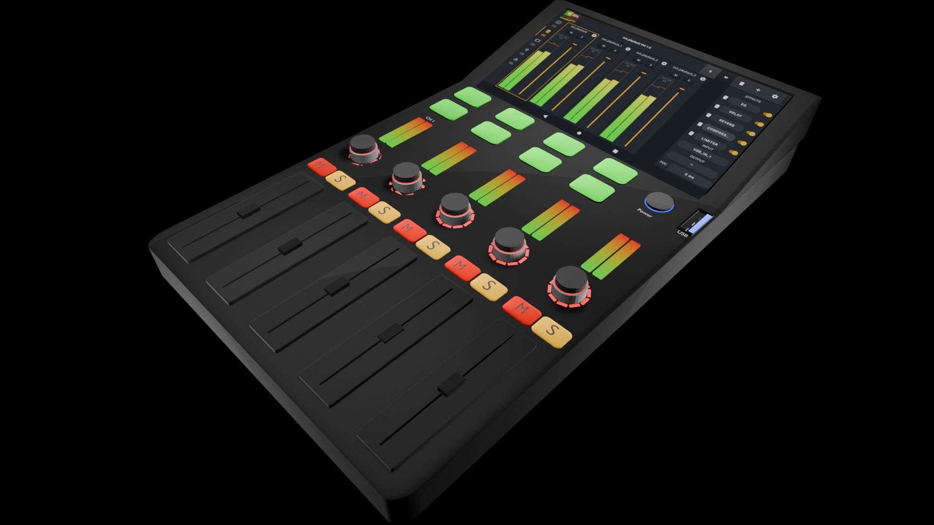 MixDroid mixer — initial concept render